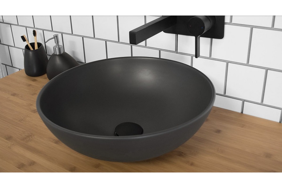 black matte bathroom bowl sink